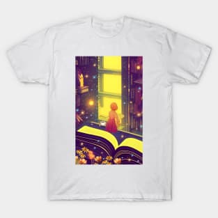 Reading Tea Time by the Window Vintage | Go Outside T-Shirt